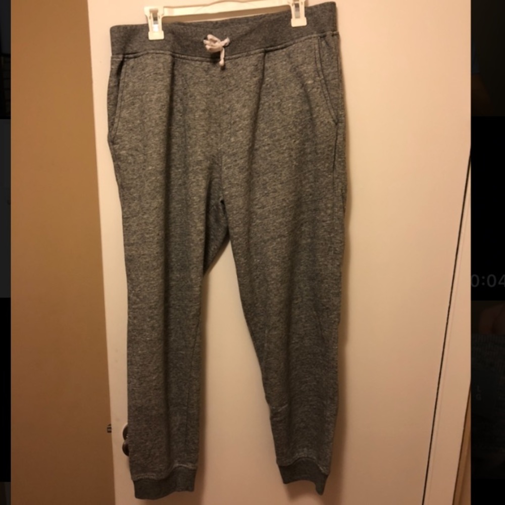 Large gray old navy joggers